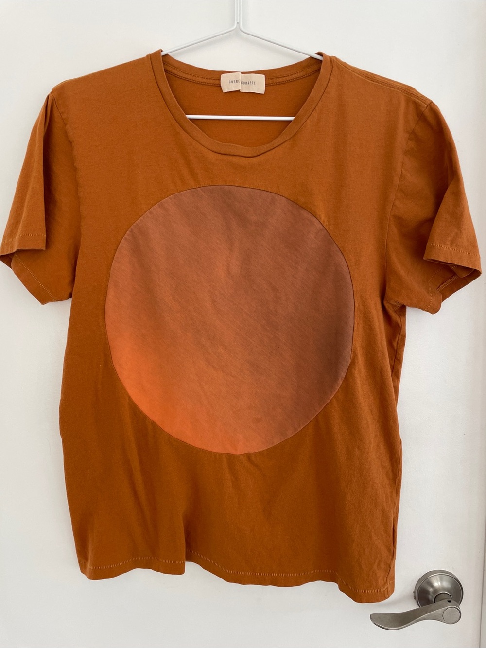 Unisex Correll Correll shirt with with Circular design Panel